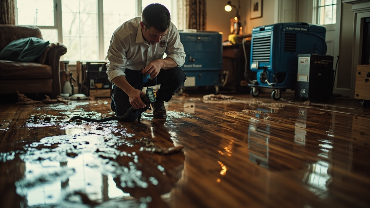 How Professional Wood Floor Water Damage Repair Actually Works