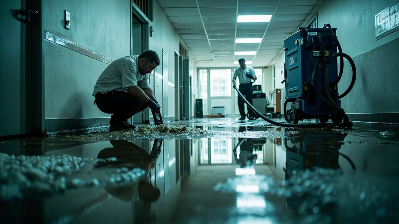 How Atlas Approaches Large-Scale Office Building Water Restoration