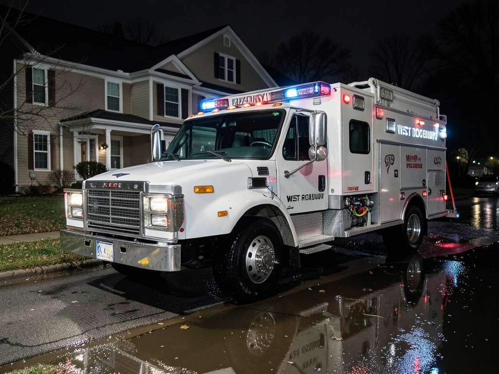 Emergency basement water removal services in west