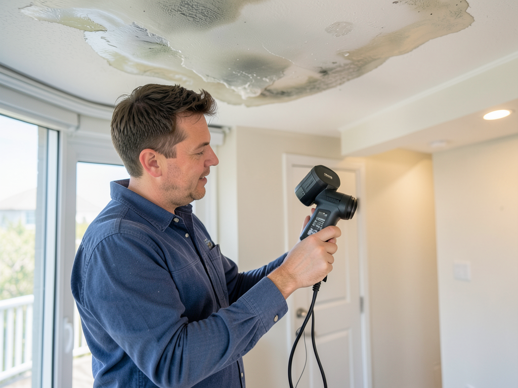 Fixing a leaking ceiling in your south end condo b