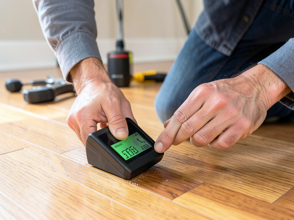 How to dry out wet hardwood floors in a brookline