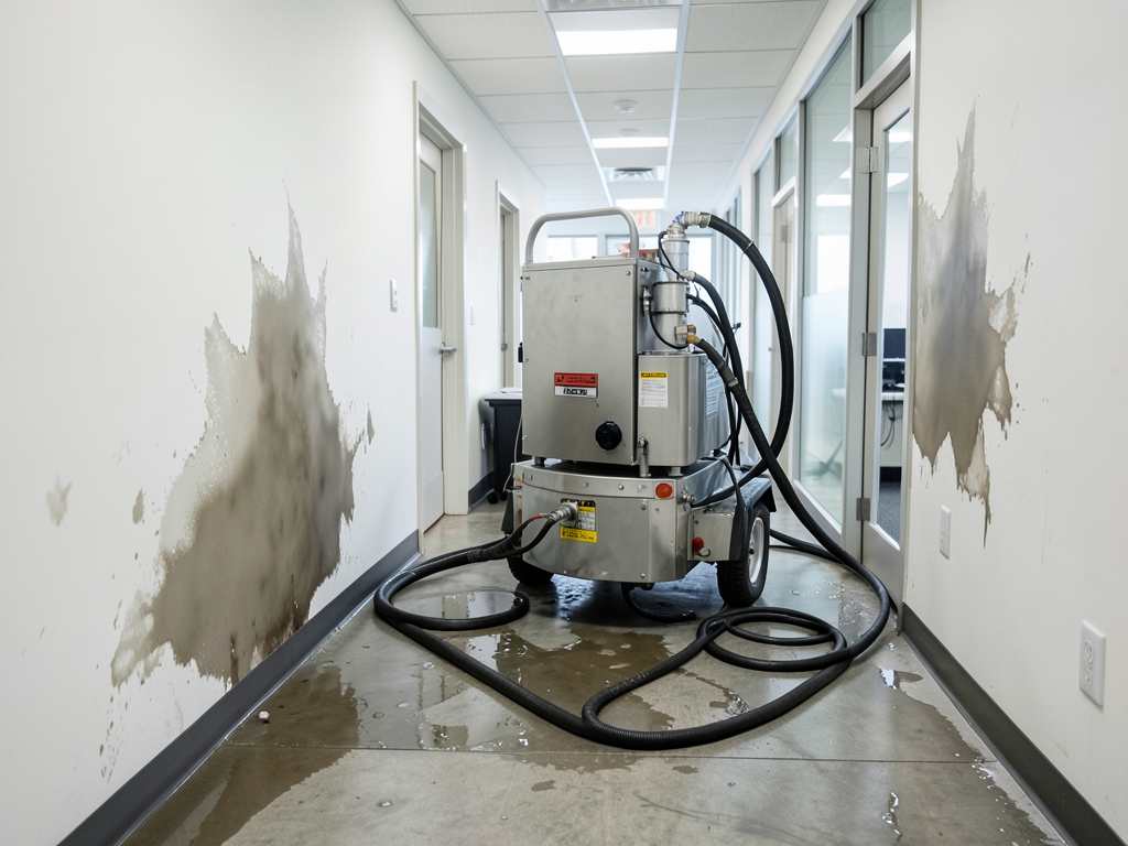 Managing the mess when a common area pipe bursts i
