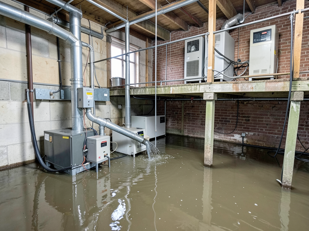 Steps to take for flood damage restoration in east