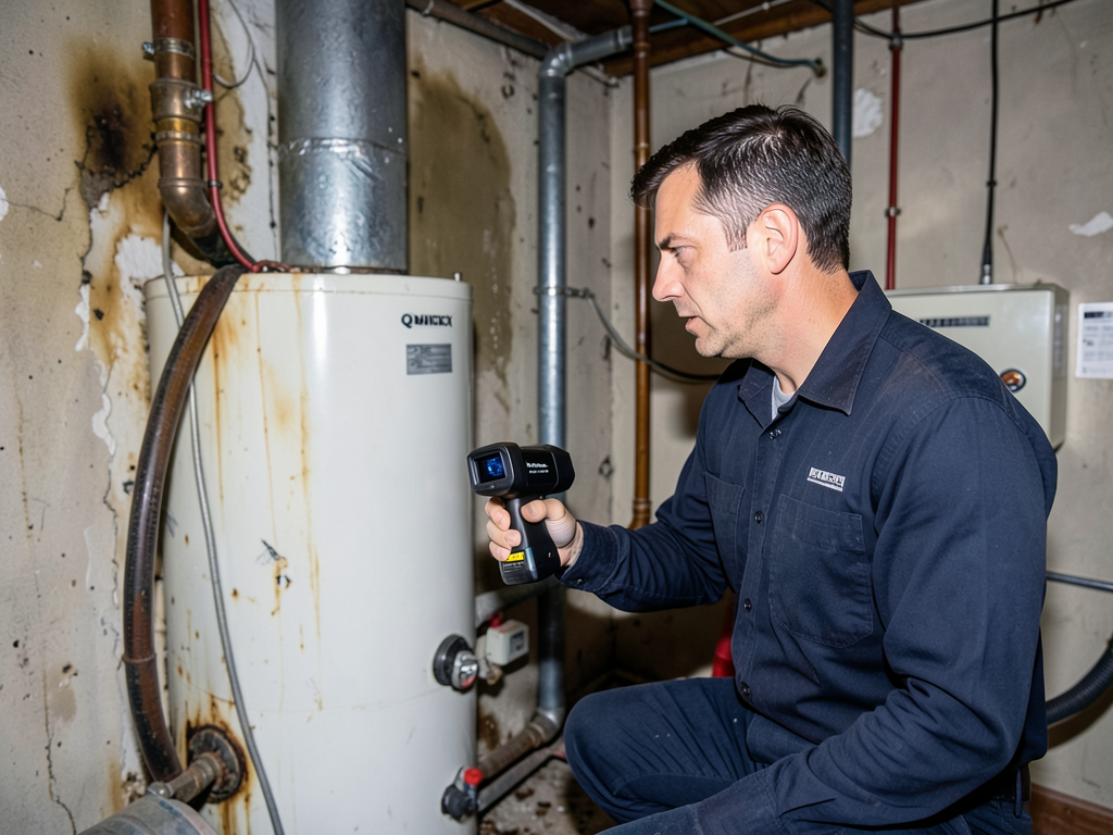 The best way to clean up after a water heater expl