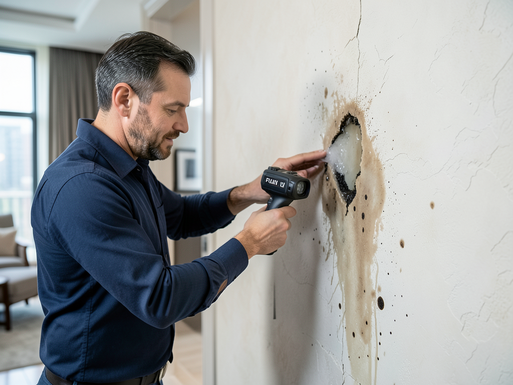 Using thermal imaging to find hidden leaks in luxu